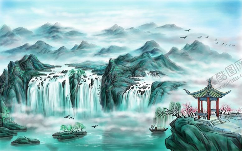 编号：45740004301348178472【酷图网】源文件下载-中式背景墙中式背景素材