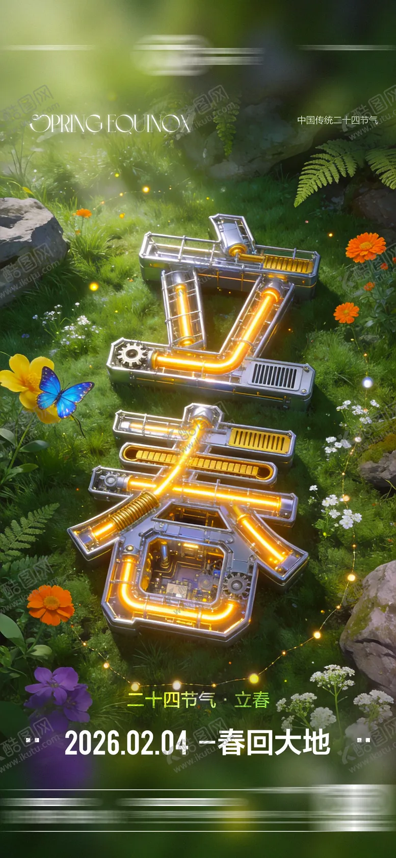编号：30312301310452453649【酷图网】源文件下载-酒吧立春二十四传统节气海报