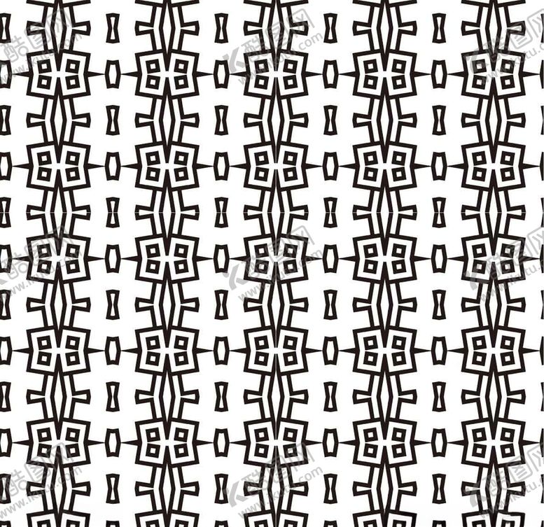 编号：68758910031902161435【酷图网】源文件下载-黑白几何图案