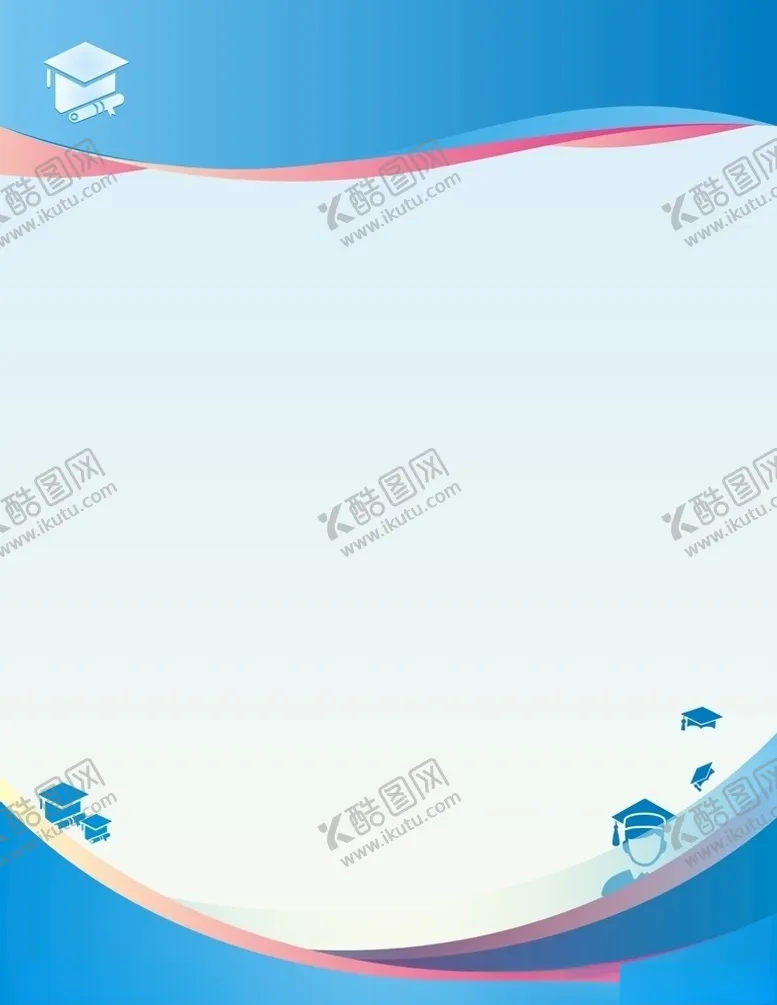 编号：27087604161822522097【酷图网】源文件下载-蓝色学士帽背景