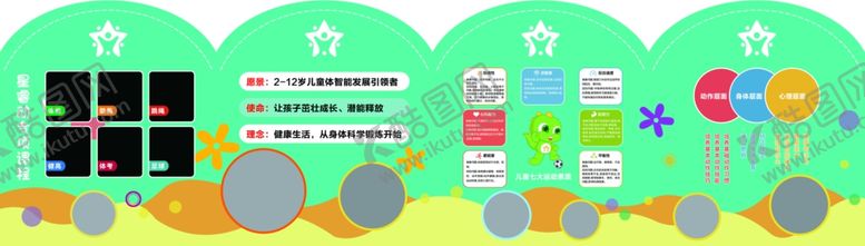 编号：36914007072326538032【酷图网】源文件下载-早教体能教育培训海报展板