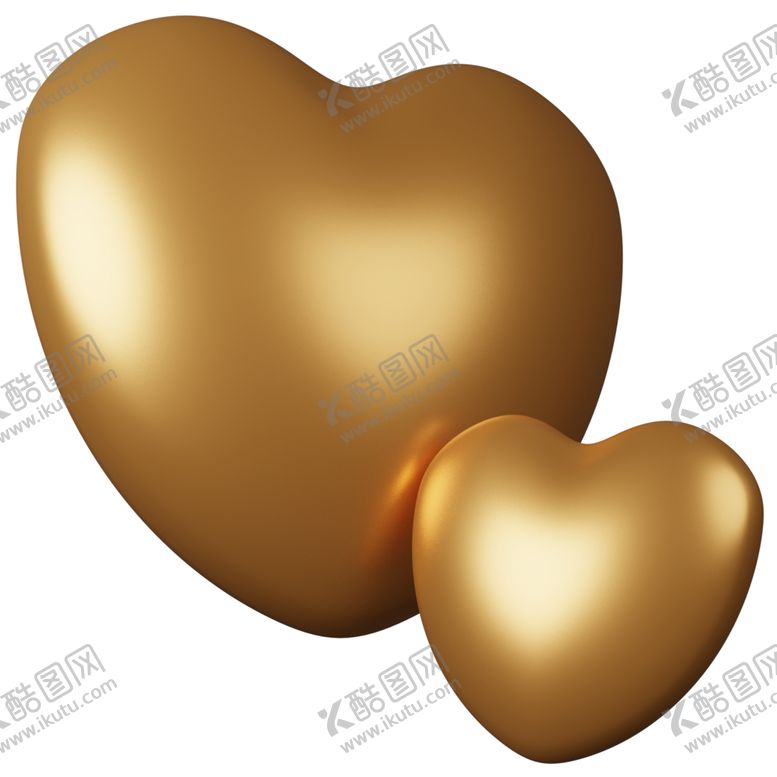 编号：36297901240550411818【酷图网】源文件下载-黄金爱心