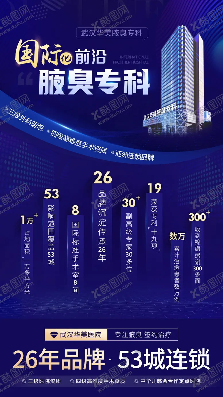 编号：42151411260219075439【酷图网】源文件下载-国际化品牌医院数据海报