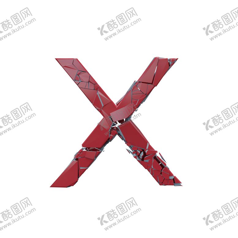 编号：21056110020409336909【酷图网】源文件下载-3D破碎立体字母
