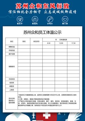 体温公示