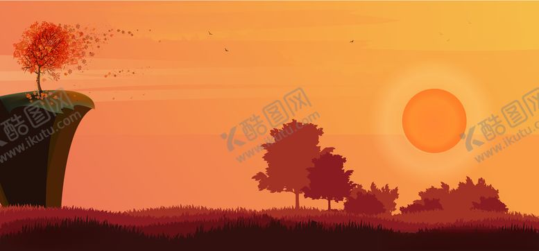 编号：30979709250434138282【酷图网】源文件下载-风景插画