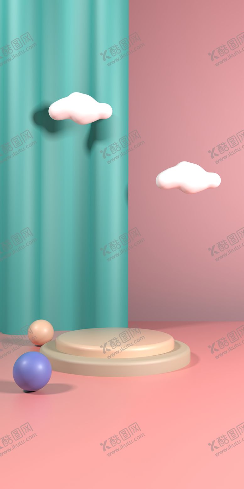 编号：39812207030559335347【酷图网】源文件下载-C4D母婴电商场景搭建