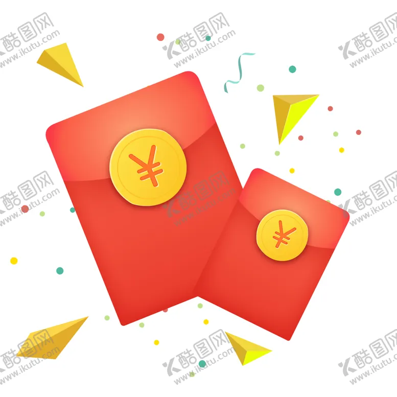 编号：57034406280607154007【酷图网】源文件下载-红包礼花彩带活动海报素材