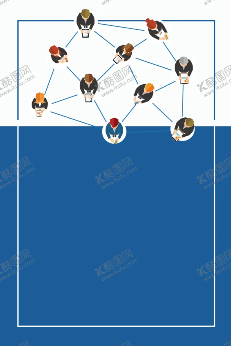 编号：92386509152350084980【酷图网】源文件下载-蓝色展板科技背景会议背景