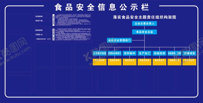 编号：59703310231849053929【酷图网】源文件下载-食品安全信息公示栏