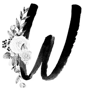 手绘花卉结婚请帖淡彩枝森系小清新
