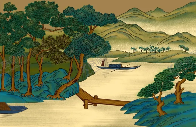 编号：49520809130000010126【酷图网】源文件下载-水墨风景装饰画