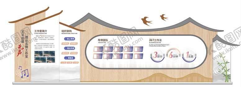 编号：21267602030004134533【酷图网】源文件下载-社区文化墙名师工作室