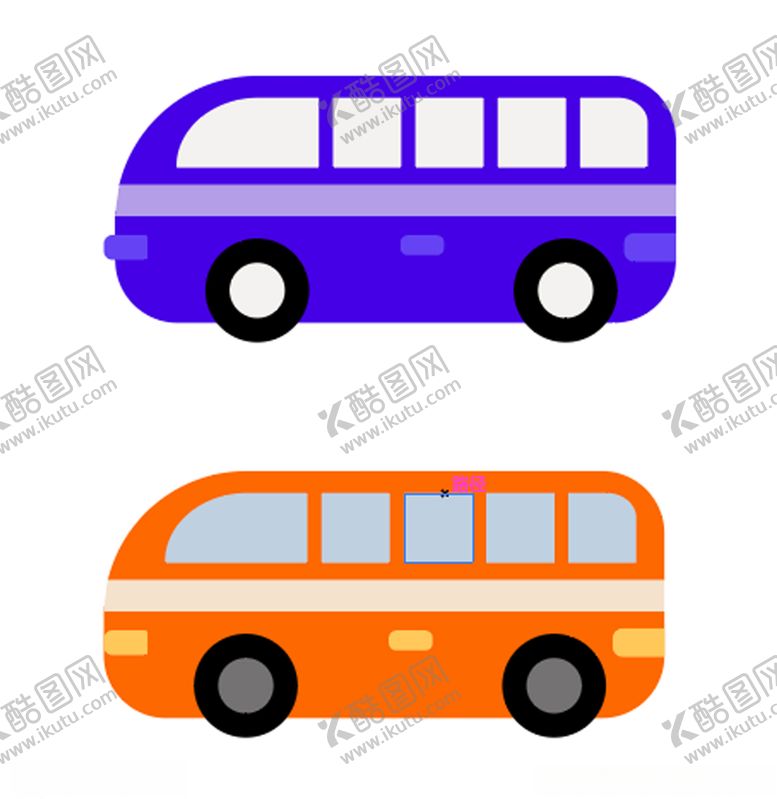 编号：29766109101559577967【酷图网】源文件下载-卡通面包车