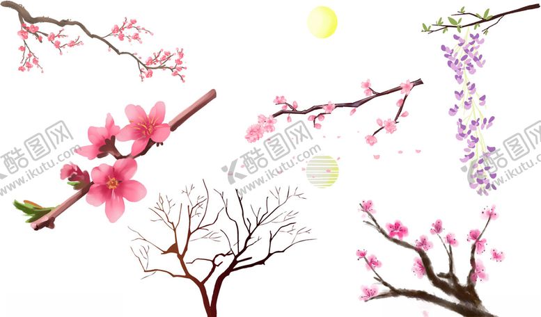 编号：35862910282338053675【酷图网】源文件下载-花枝