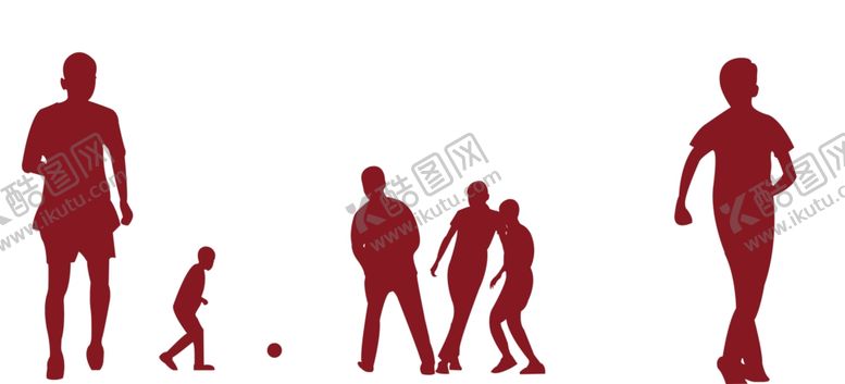 编号：61740406301727555255【酷图网】源文件下载-踢足球剪影