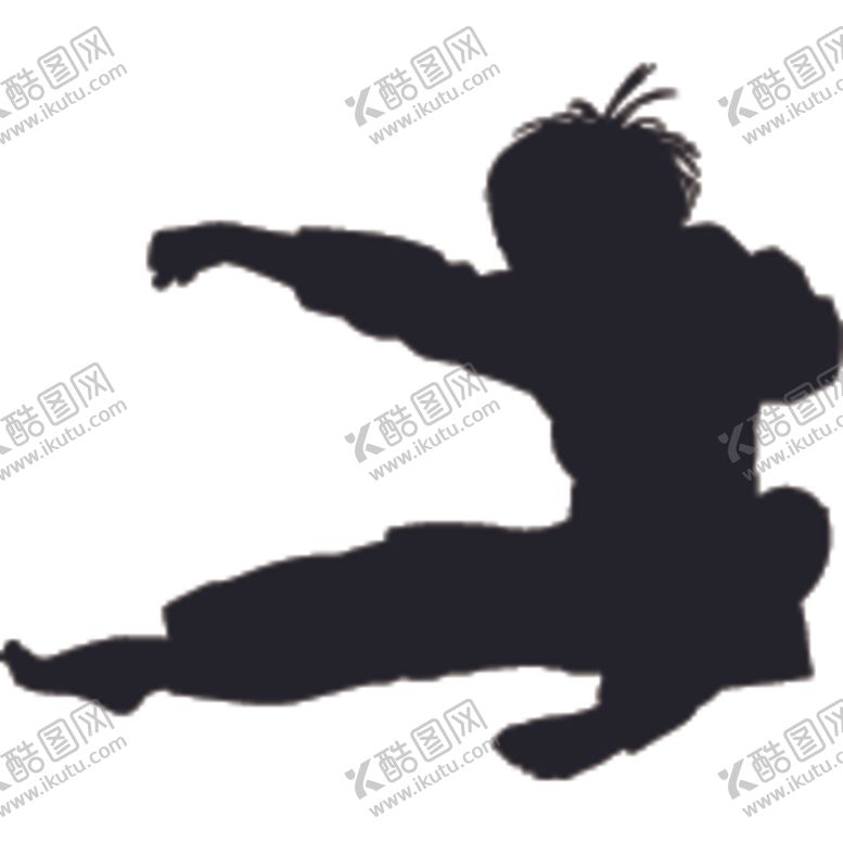编号：92382005171849589025【酷图网】源文件下载-武术格斗剪影