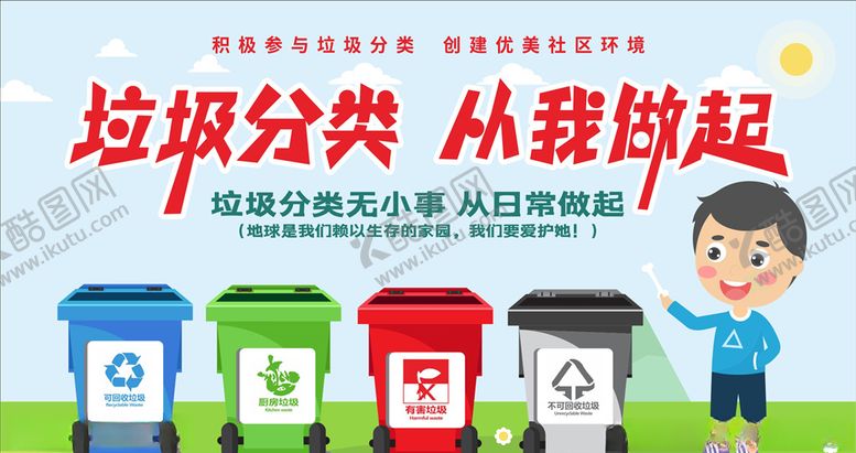 编号：72061203102235541536【酷图网】源文件下载-垃圾分类