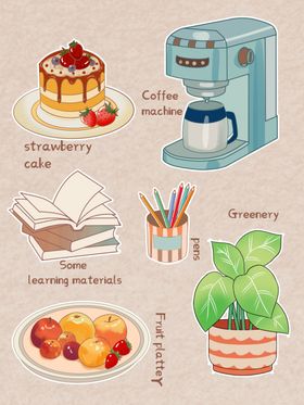 温馨厨房烘焙用品与美食