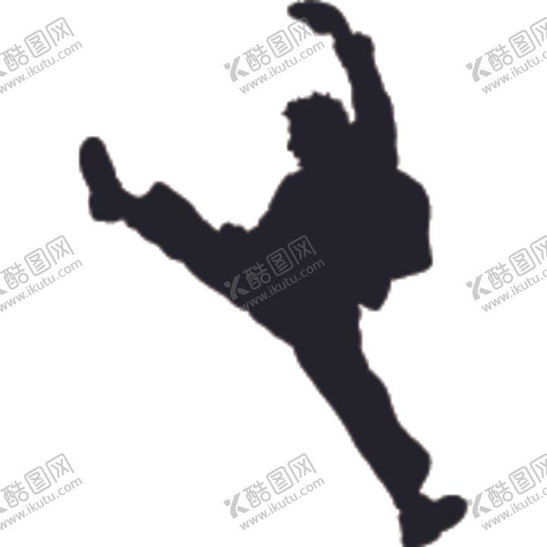 编号：87130404301933502685【酷图网】源文件下载-武术格斗剪影
