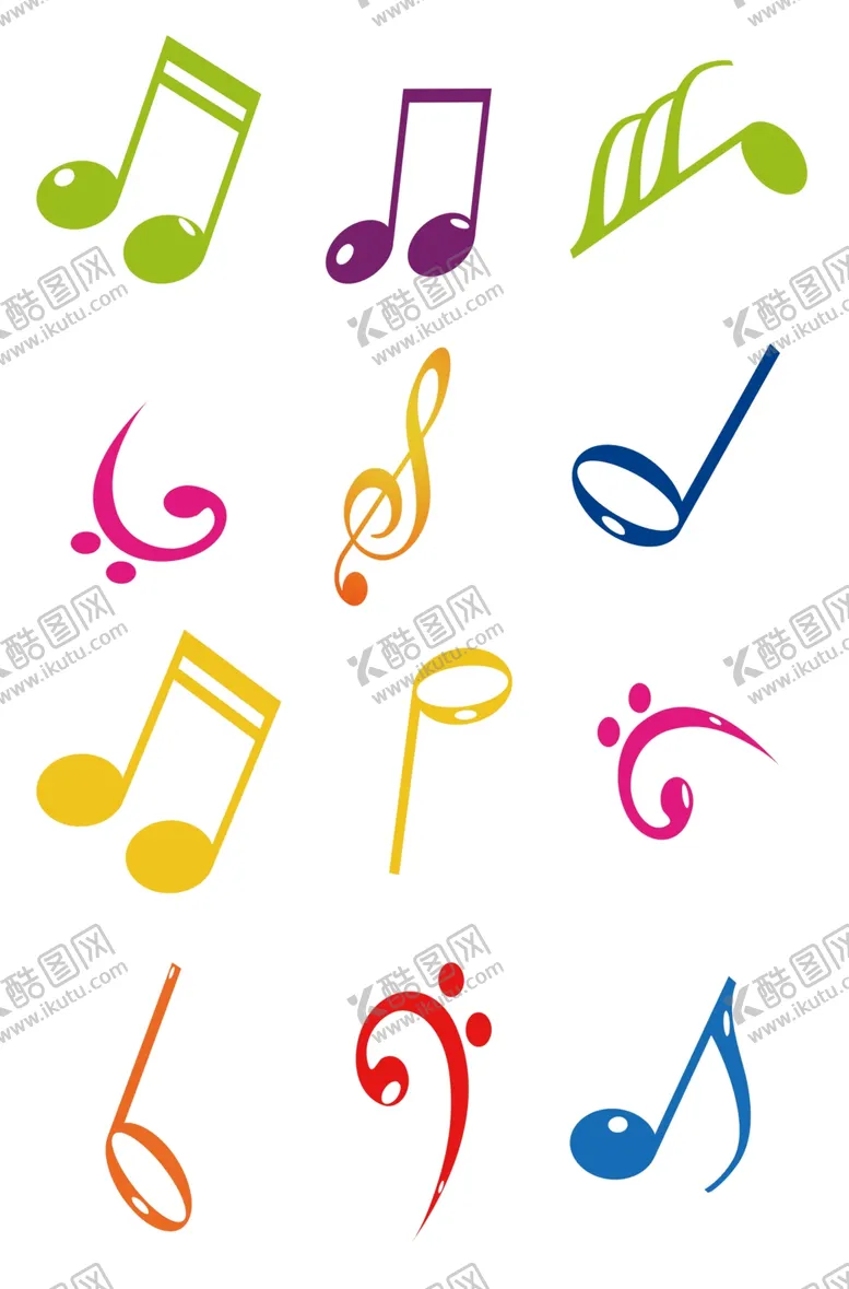 编号：36784204192239515132【酷图网】源文件下载-音符