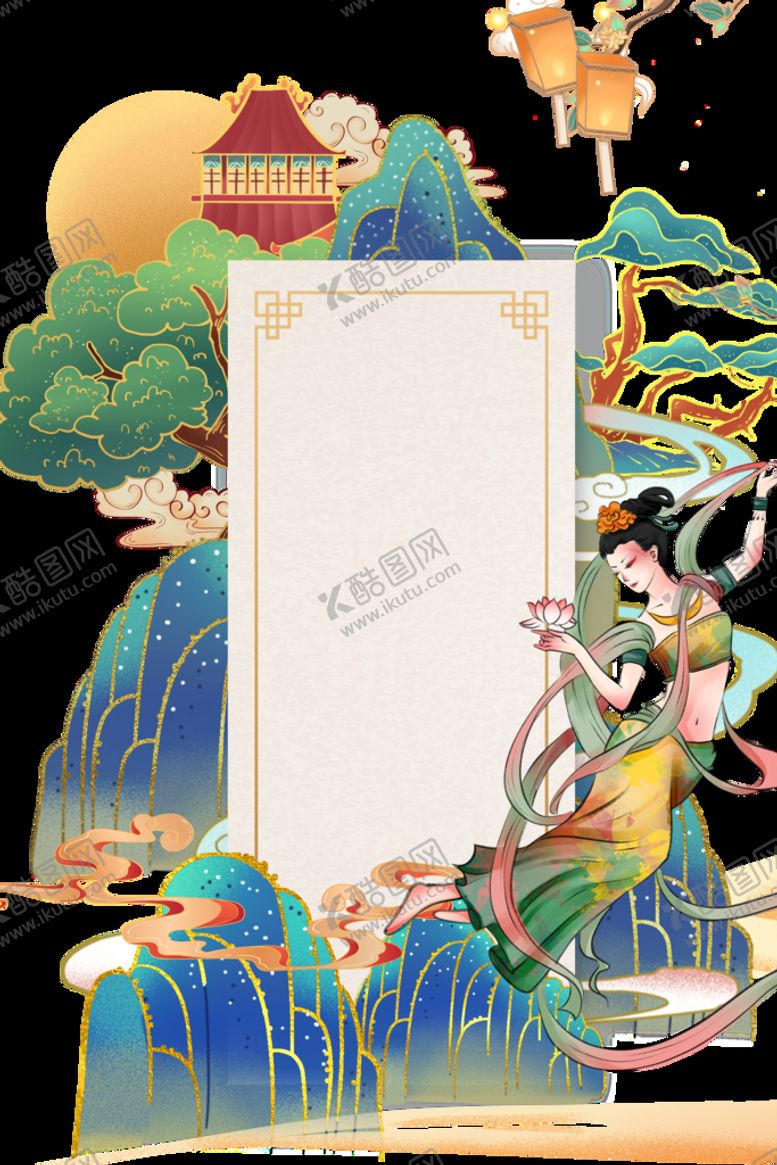 编号：45791210251658521699【酷图网】源文件下载-国潮风元素 