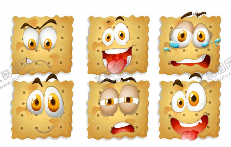 编号：12463809131345195482【酷图网】源文件下载-卡通饼干