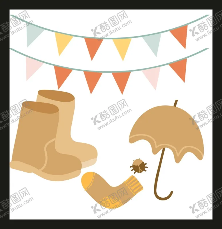 编号：89613810240118268210【酷图网】源文件下载-手绘鞋子皮鞋 