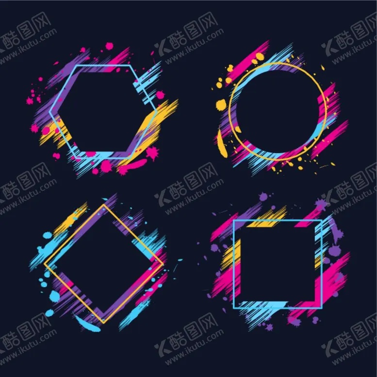 编号：25397212040204006038【酷图网】源文件下载-五彩边框