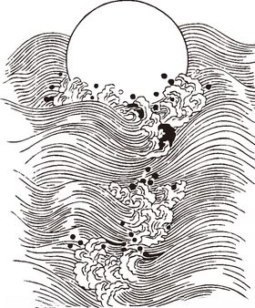 矢量浪花