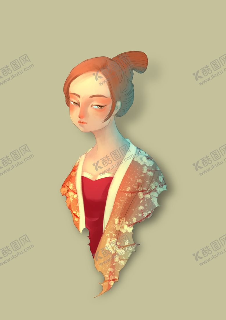 编号：20425007040403156056【酷图网】源文件下载-仕女图