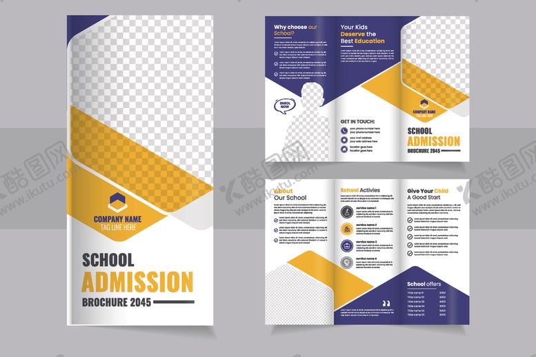 编号：89775004022000176926【酷图网】源文件下载-三折页