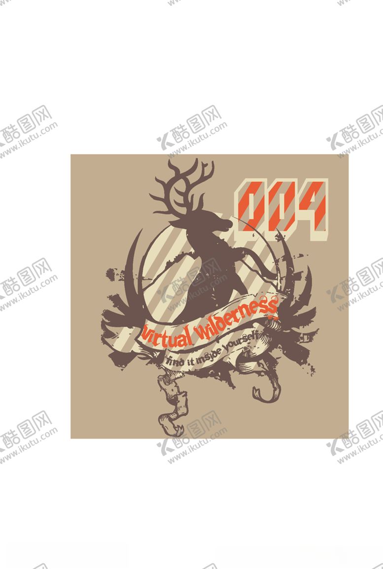 编号：77064910031242196672【酷图网】源文件下载-动物印花