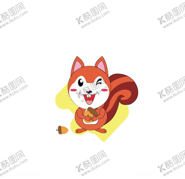 编号：98447505091349327998【酷图网】源文件下载-卡通松鼠