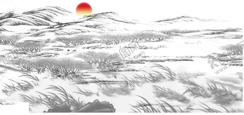 编号：88544805081052288900【酷图网】源文件下载-水墨山水素材