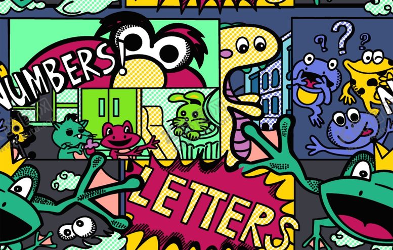 编号：23635110030250555275【酷图网】源文件下载-潮牌卡通印花