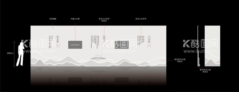 编号：21727612042210099829【酷图网】源文件下载-房地产新中式品牌墙