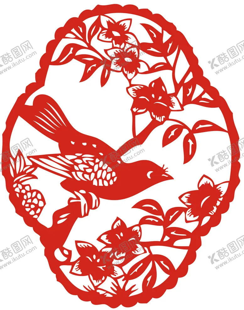 编号：73681009290640536578【酷图网】源文件下载-喜鹊剪画