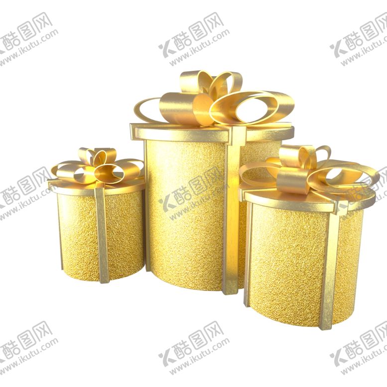 编号：30526204111758397793【酷图网】源文件下载-漂亮的金色礼物盒插画