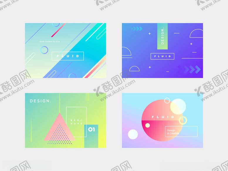 编号：98231309211750454559【酷图网】源文件下载-多彩几何抽象图案设计