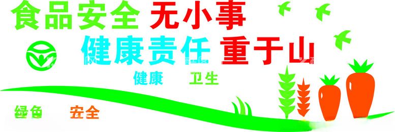 编号：88195602270636545734【酷图网】源文件下载-食品安全无小事健康责任重于山