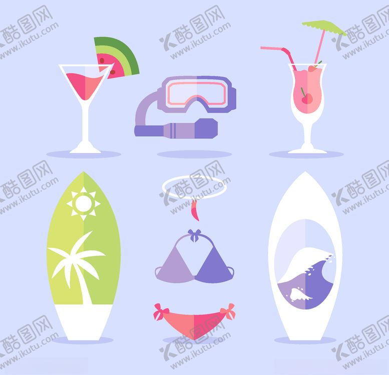 编号：46231810271626598290【酷图网】源文件下载-夏日元素