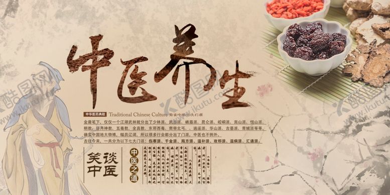 编号：92605210280508146558【酷图网】源文件下载-中医养生宣传海报