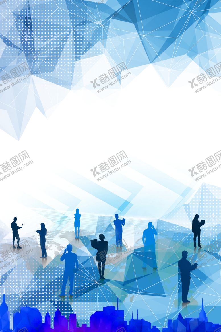 编号：29935309211231338703【酷图网】源文件下载-渐变几何科技背景