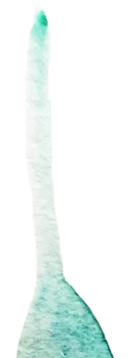手绘水彩花卉花型花瓣设计艺术剪贴画叶