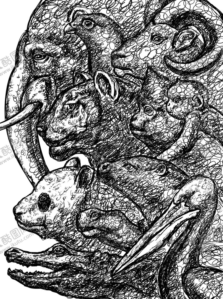 编号：53572909261407428227【酷图网】源文件下载-动物手绘