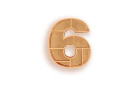 木质字6
