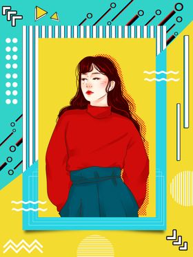 卡通女孩
