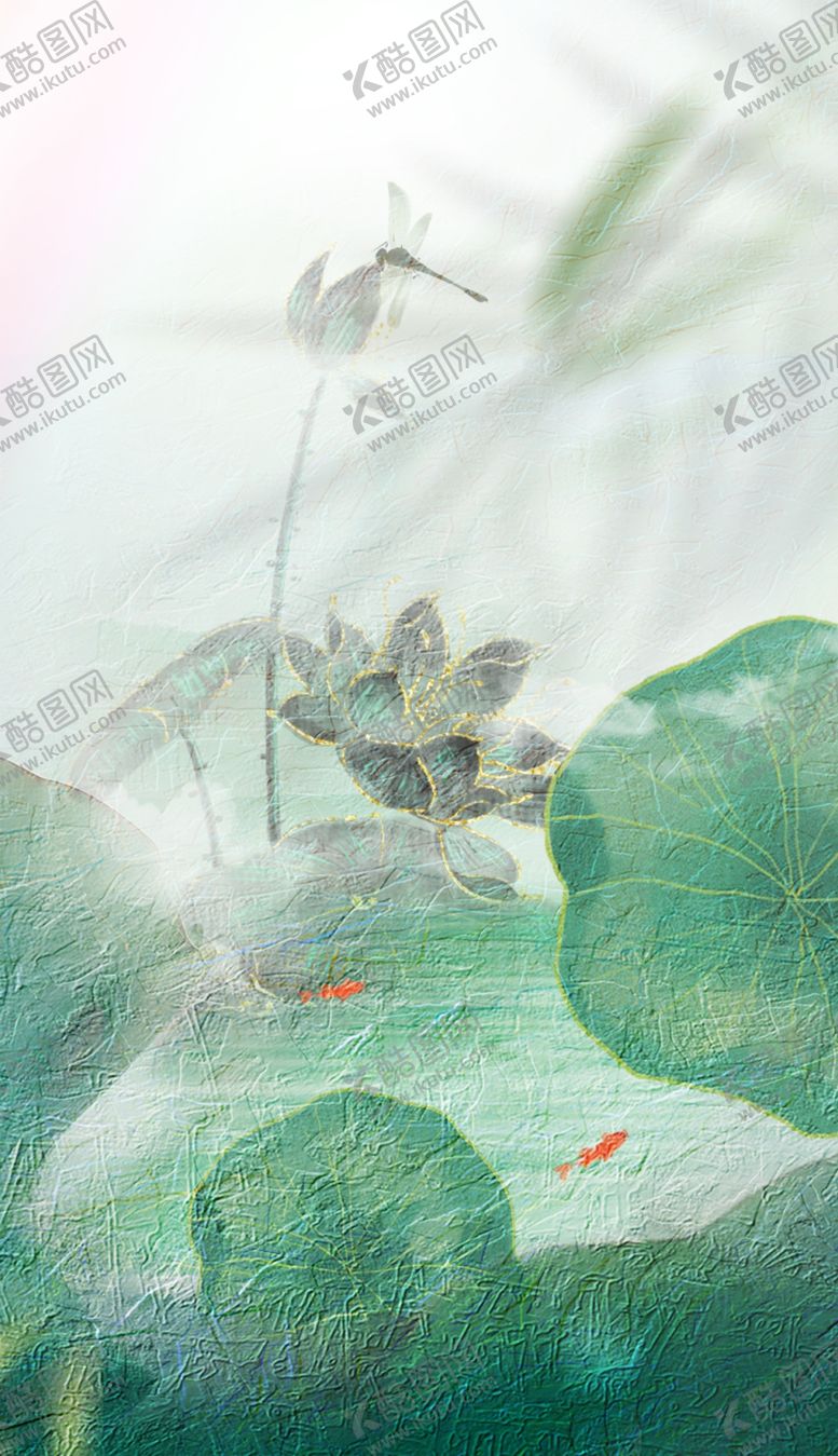编号：78783812221527107055【酷图网】源文件下载-新中式荷花