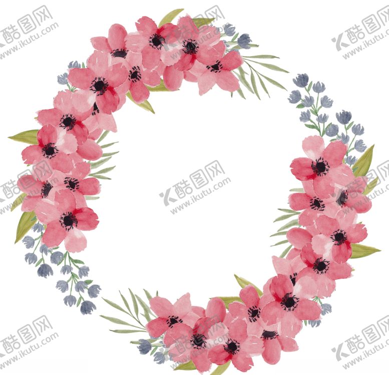 编号：94435410061731076078【酷图网】源文件下载-花卉边框